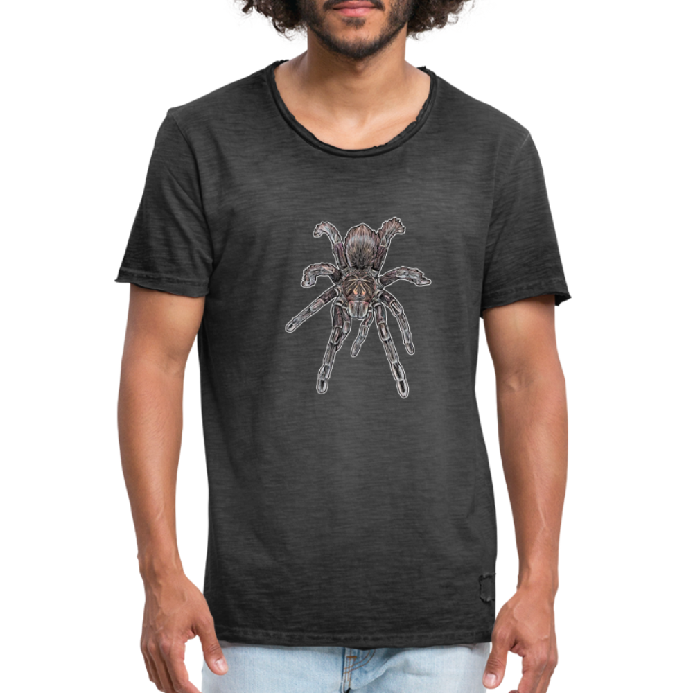 Männer Vintage T-Shirt Pamphobeteus sp Machala juvenile - Vintage Schwarz