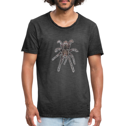 Männer Vintage T-Shirt Pamphobeteus sp Machala juvenile - Vintage Schwarz