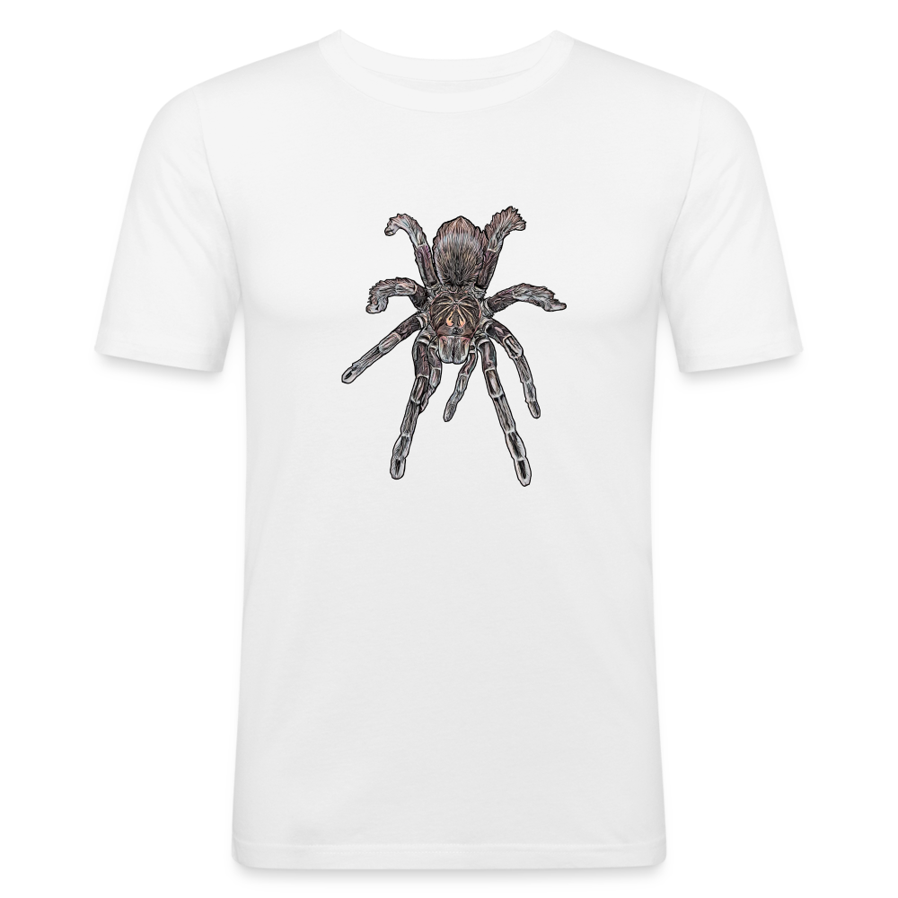 Männer Slim Fit T-Shirt Pamphobeteus sp Machala juvenile - weiß