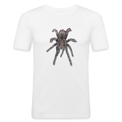 Männer Slim Fit T-Shirt Pamphobeteus sp Machala juvenile - weiß