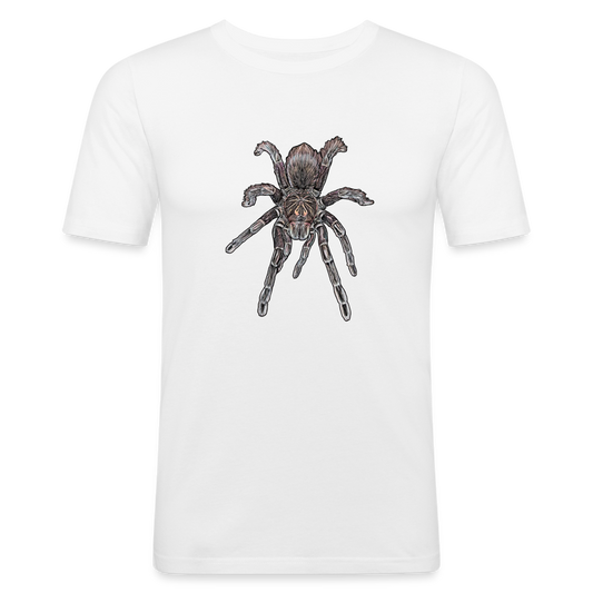 Männer Slim Fit T-Shirt Pamphobeteus sp Machala juvenile - weiß