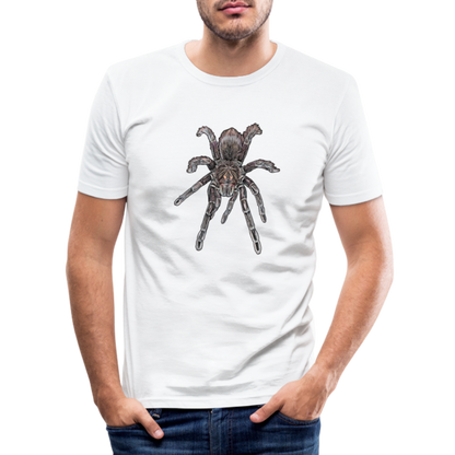 Männer Slim Fit T-Shirt Pamphobeteus sp Machala juvenile - weiß