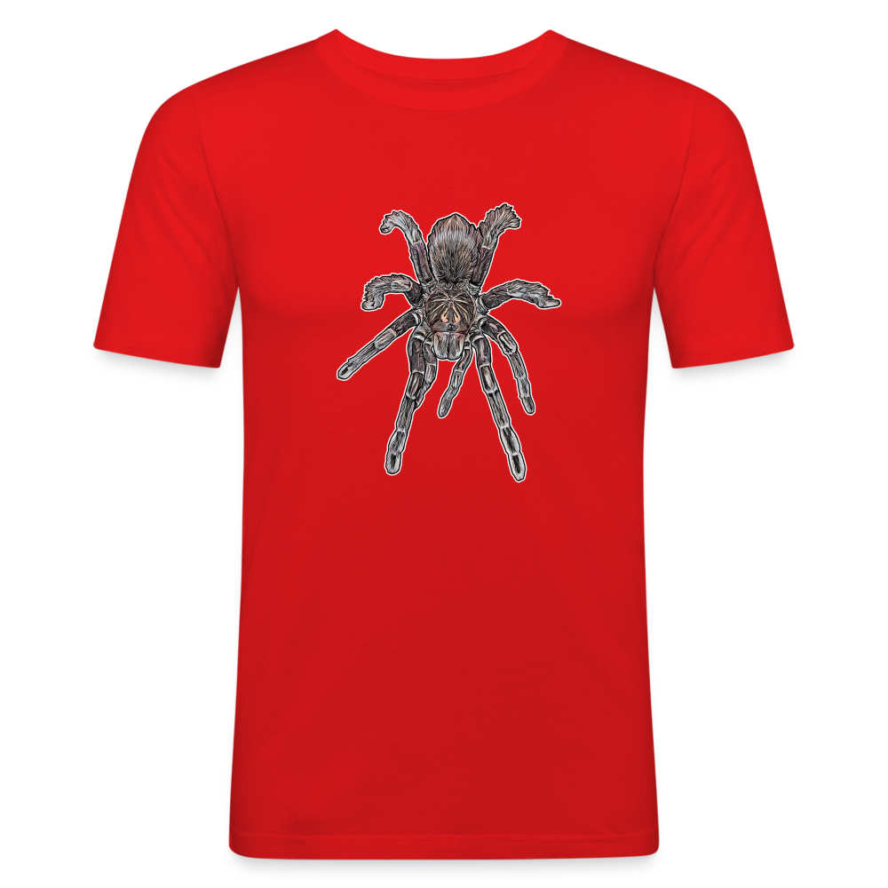 Männer Slim Fit T-Shirt Pamphobeteus sp Machala juvenile - Rot