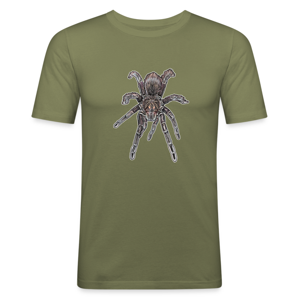 Männer Slim Fit T-Shirt Pamphobeteus sp Machala juvenile - khaki Grün