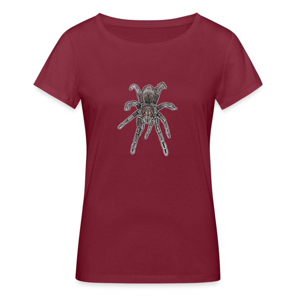 Frauen Stanley & Stella Bio-T-Shirt Pamphobeteus sp Machala juvenile - Burgunderrot