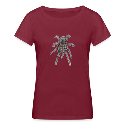 Frauen Stanley & Stella Bio-T-Shirt Pamphobeteus sp Machala juvenile - Burgunderrot