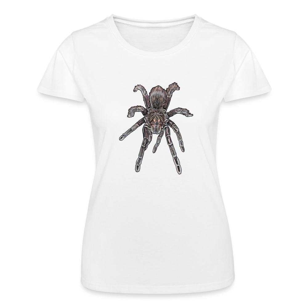 Frauen Fruit of the Loom T-Shirt Pamphobeteus sp Machala juvenile - weiß