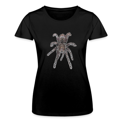 Frauen Fruit of the Loom T-Shirt Pamphobeteus sp Machala juvenile - Schwarz