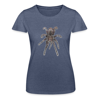 Frauen Fruit of the Loom T-Shirt Pamphobeteus sp Machala juvenile - Navy meliert
