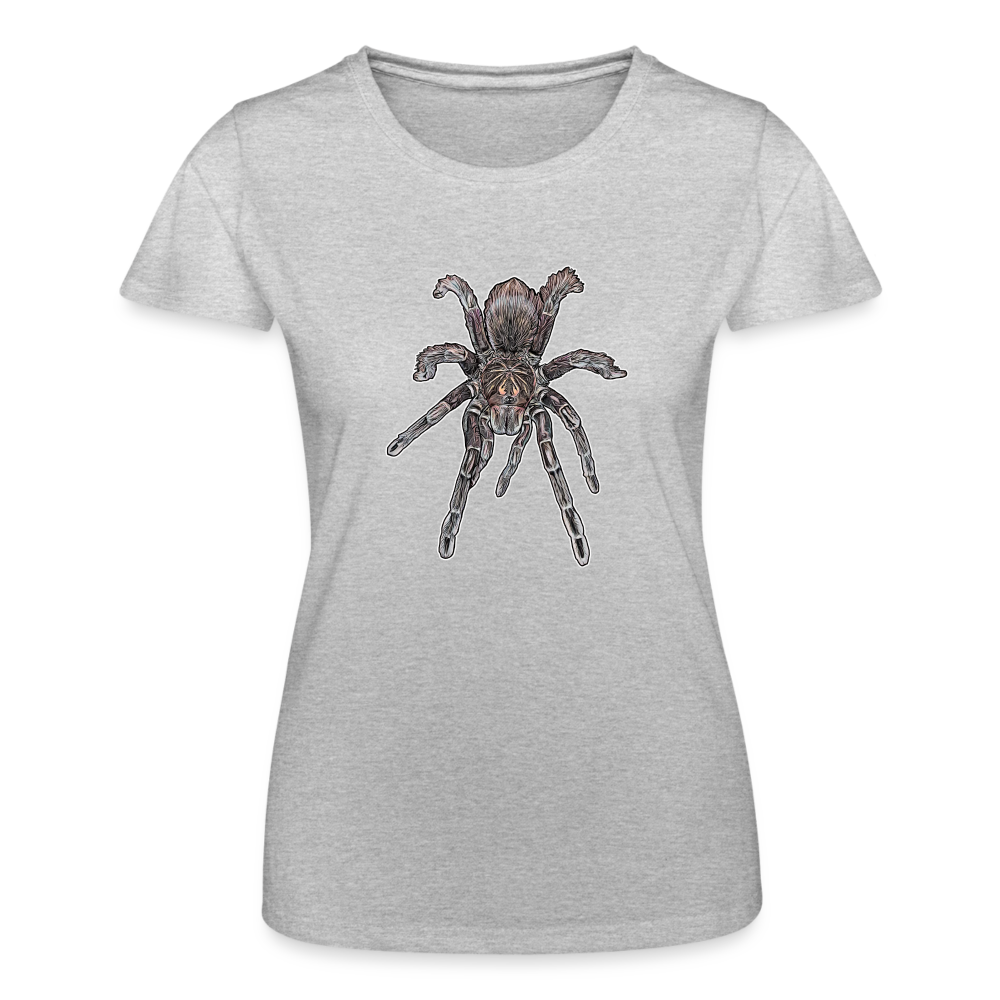 Frauen Fruit of the Loom T-Shirt Pamphobeteus sp Machala juvenile - Grau meliert