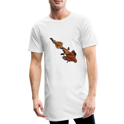 Männer Urban Longshirt Phyllocrania paradoxa female - weiß