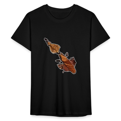 Männer Fruit of the Loom T-Shirt Phyllocrania paradoxa female - Schwarz