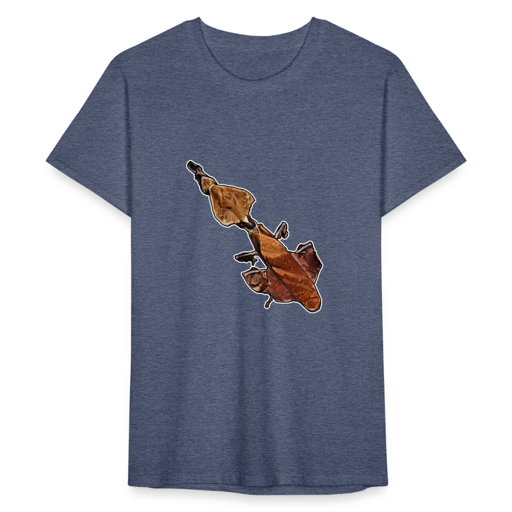 Männer Fruit of the Loom T-Shirt Phyllocrania paradoxa female - Navy meliert