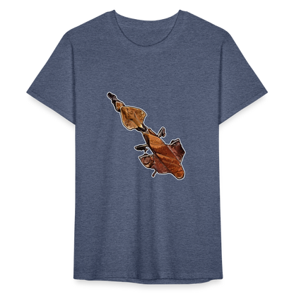 Männer Fruit of the Loom T-Shirt Phyllocrania paradoxa female - Navy meliert