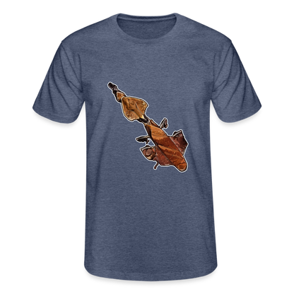 Männer Fruit of the Loom T-Shirt Phyllocrania paradoxa female - Navy meliert