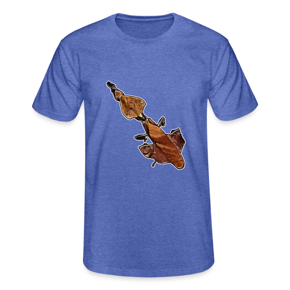 Männer Fruit of the Loom T-Shirt Phyllocrania paradoxa female - Blau meliert