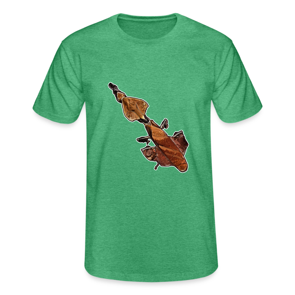 Männer Fruit of the Loom T-Shirt Phyllocrania paradoxa female - Grün meliert