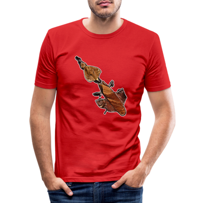 Männer Slim Fit T-Shirt Phyllocrania paradoxa female - Rot