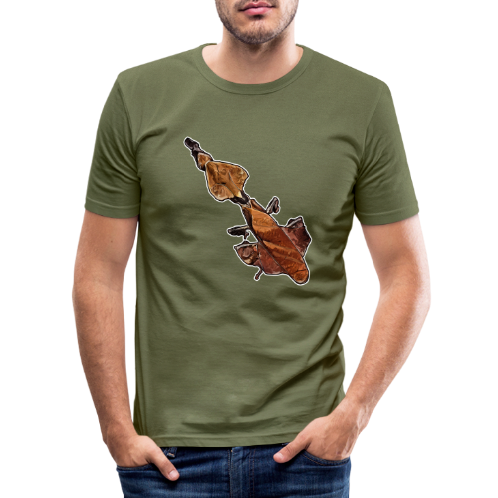 Männer Slim Fit T-Shirt Phyllocrania paradoxa female - khaki Grün