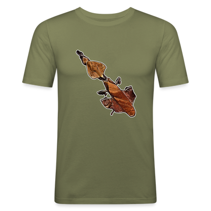 Männer Slim Fit T-Shirt Phyllocrania paradoxa female - khaki Grün