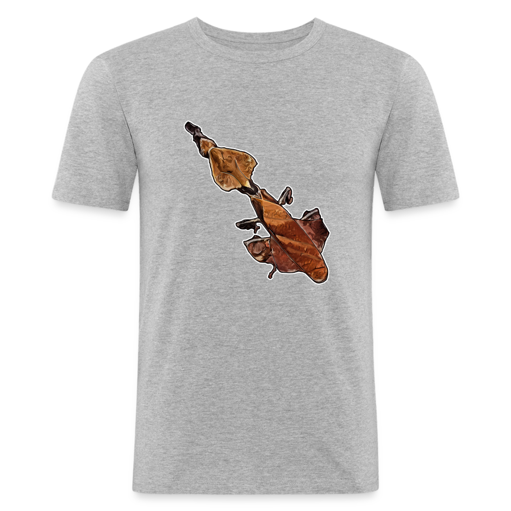 Männer Slim Fit T-Shirt Phyllocrania paradoxa female - Grau meliert