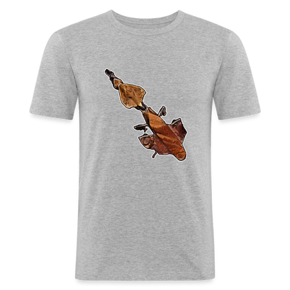 Männer Slim Fit T-Shirt Phyllocrania paradoxa female - Grau meliert