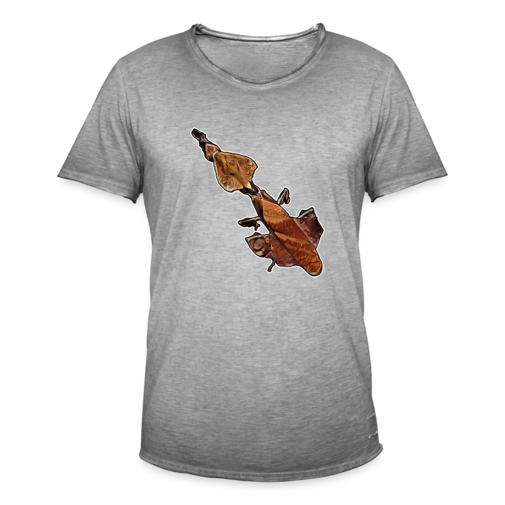 Männer Vintage T-Shirt Phyllocrania paradoxa female - Vintage Grau
