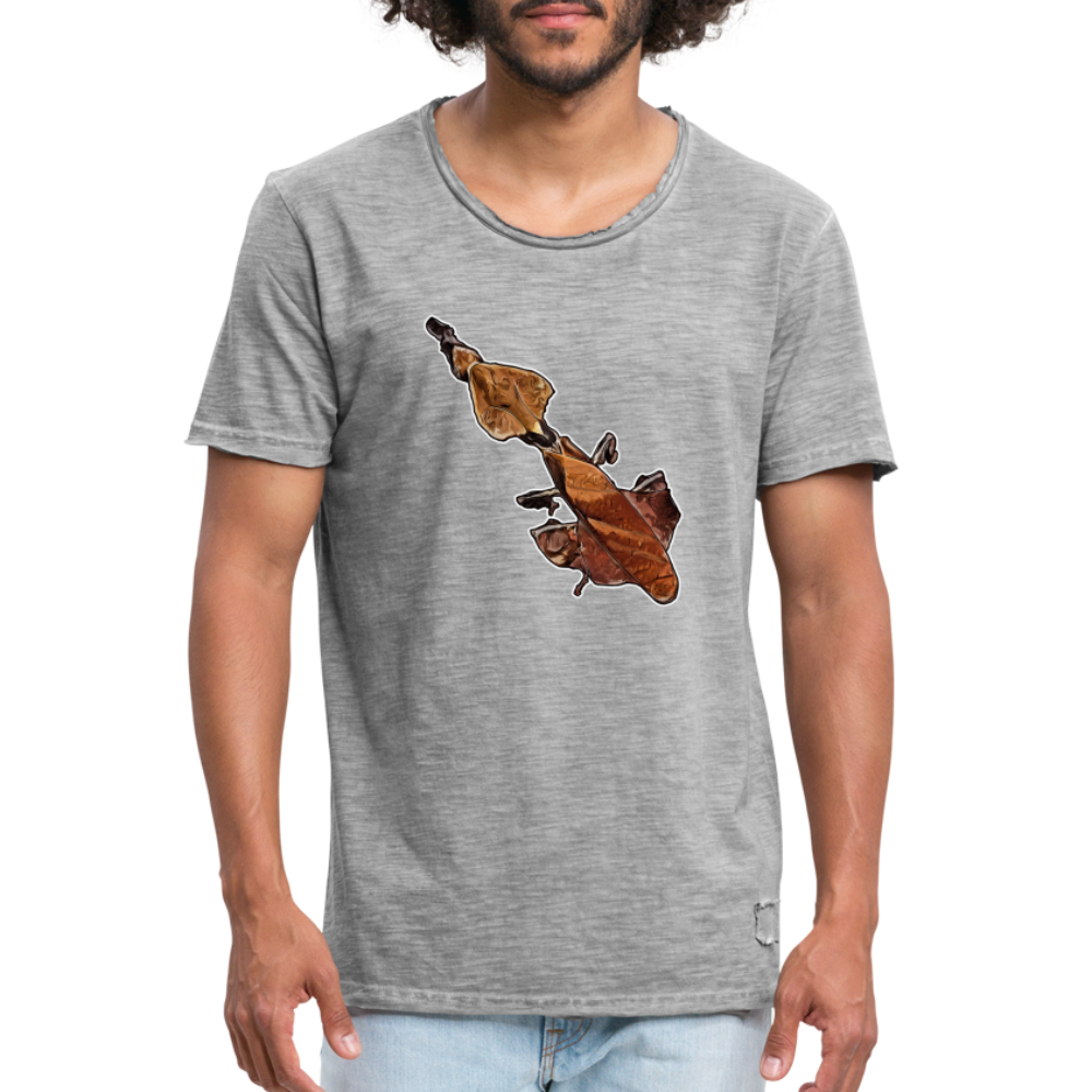 Männer Vintage T-Shirt Phyllocrania paradoxa female - Vintage Grau