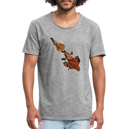 Männer Vintage T-Shirt Phyllocrania paradoxa female - Vintage Grau