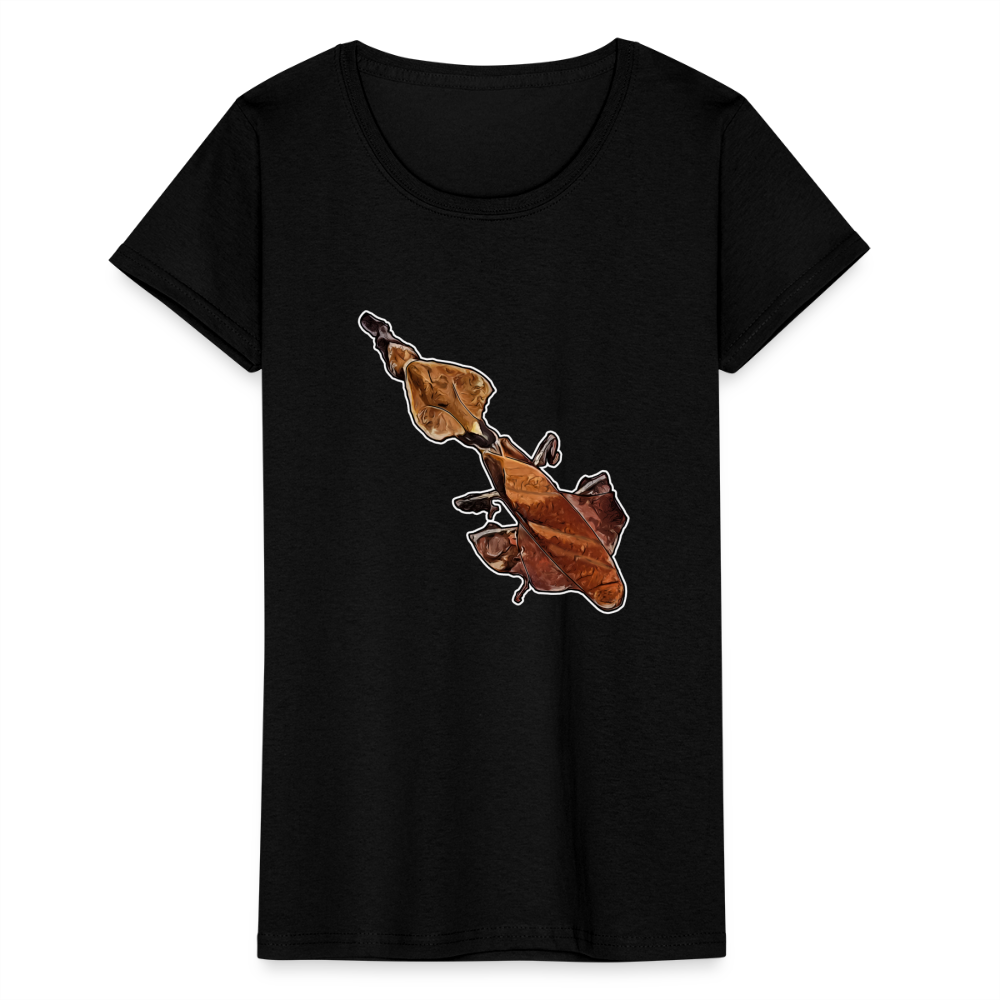 Frauen Fruit of the Loom T-Shirt Phyllocrania paradoxa female - Schwarz