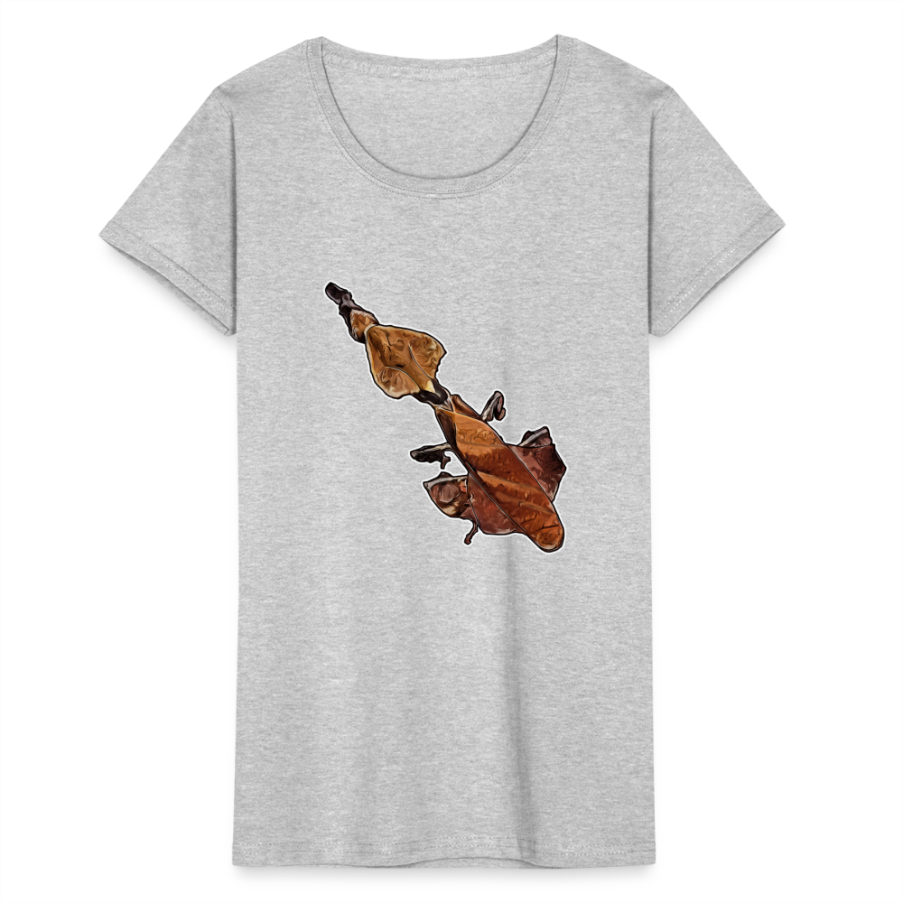 Frauen Fruit of the Loom T-Shirt Phyllocrania paradoxa female - Grau meliert