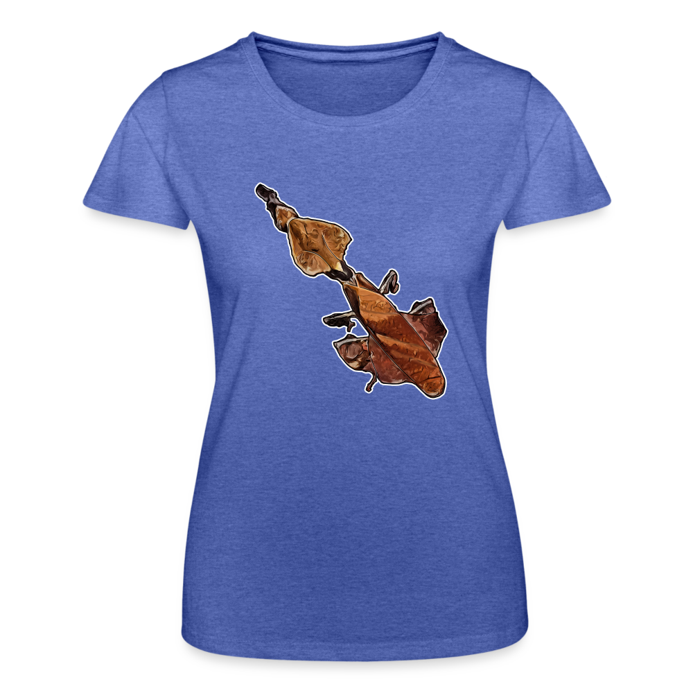 Frauen Fruit of the Loom T-Shirt Phyllocrania paradoxa female - Blau meliert