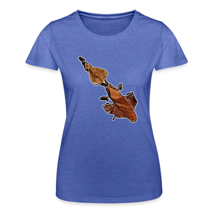 Frauen Fruit of the Loom T-Shirt Phyllocrania paradoxa female - Blau meliert
