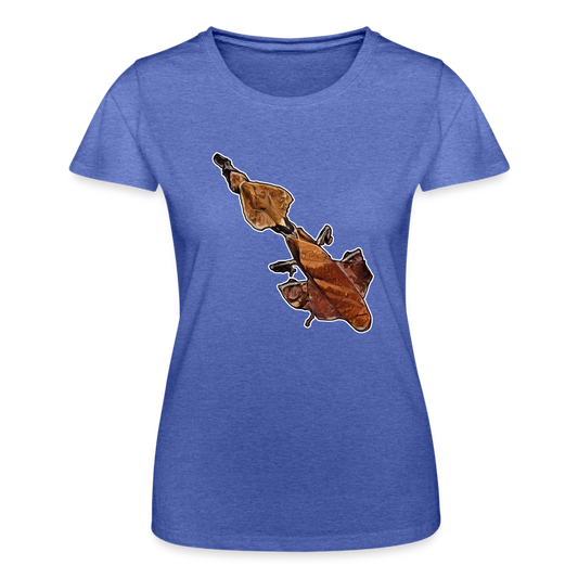 Frauen Fruit of the Loom T-Shirt Phyllocrania paradoxa female - Blau meliert