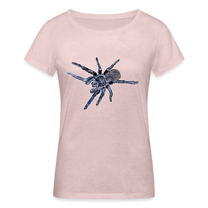 Frauen Stanley & Stella Bio-T-Shirt Pterinopelma sazimai - Rosa-Creme meliert