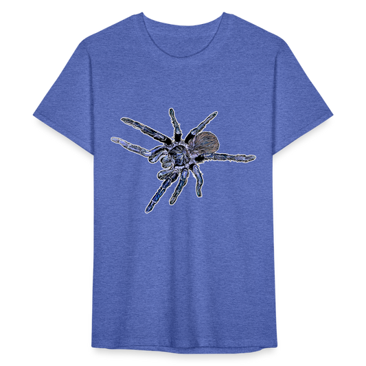 Männer Fruit of the Loom T-Shirt Pterinopelma sazimai - Blau meliert
