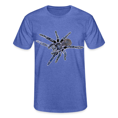 Männer Fruit of the Loom T-Shirt Pterinopelma sazimai - Blau meliert