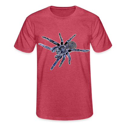 Männer Fruit of the Loom T-Shirt Pterinopelma sazimai - Rot meliert