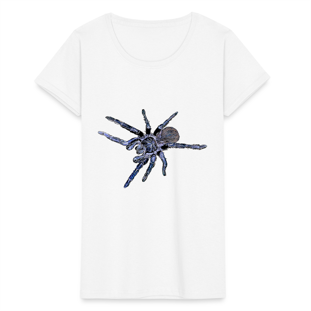 Frauen Fruit of the Loom T-Shirt Pterinopelma sazimai - weiß