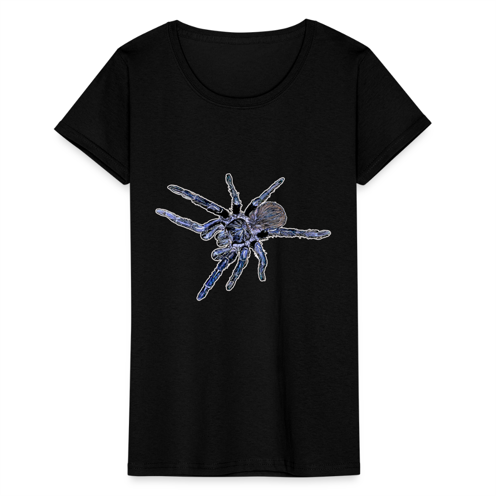 Frauen Fruit of the Loom T-Shirt Pterinopelma sazimai - Schwarz