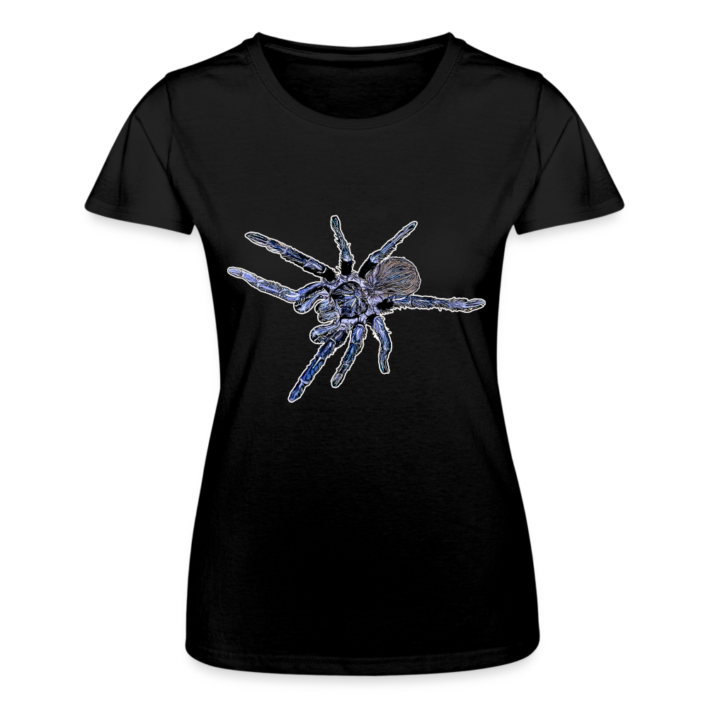 Frauen Fruit of the Loom T-Shirt Pterinopelma sazimai - Schwarz