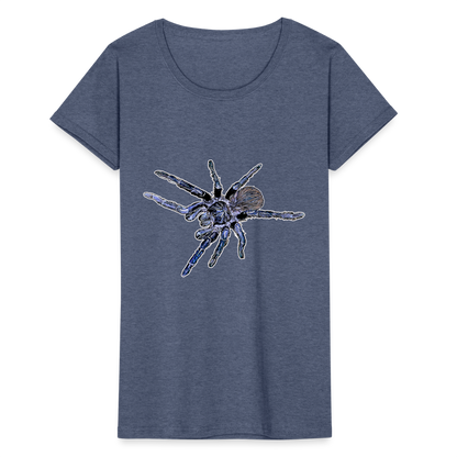 Frauen Fruit of the Loom T-Shirt Pterinopelma sazimai - Navy meliert