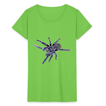 Frauen Fruit of the Loom T-Shirt Pterinopelma sazimai - Hellgrün
