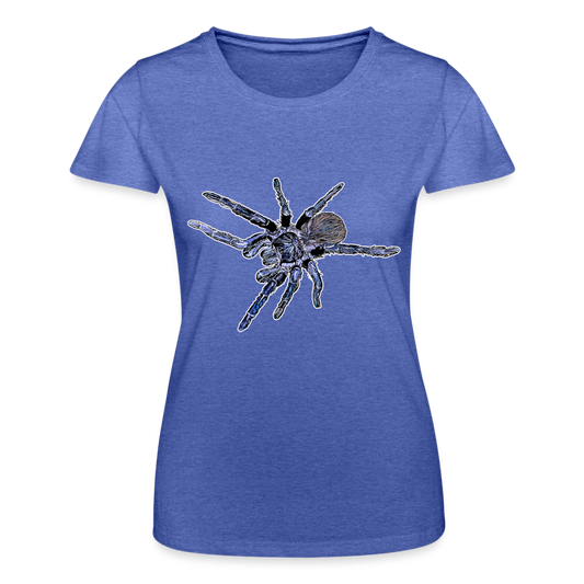 Frauen Fruit of the Loom T-Shirt Pterinopelma sazimai - Blau meliert