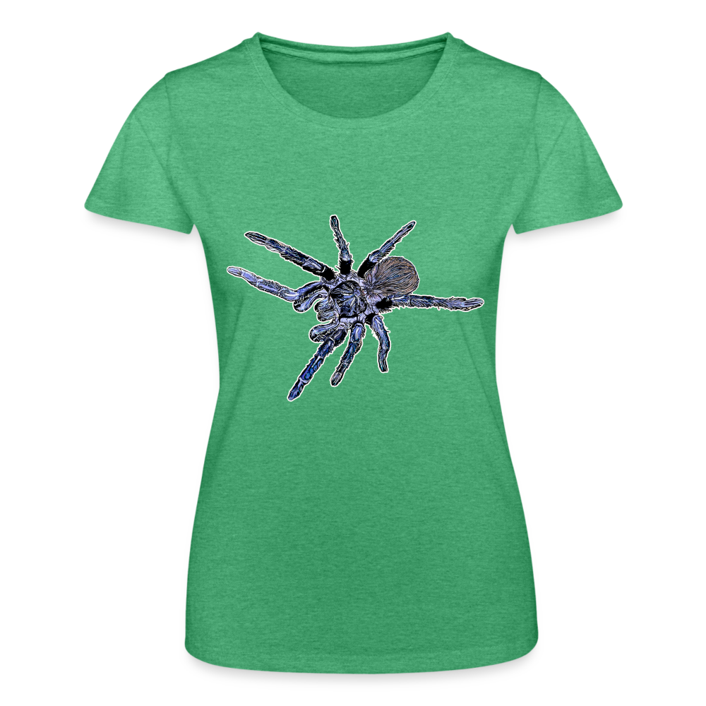 Frauen Fruit of the Loom T-Shirt Pterinopelma sazimai - Grün meliert