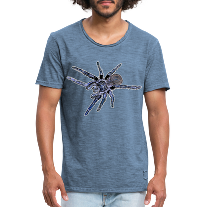 Männer Vintage T-Shirt Pterinopelma sazimai - Vintage Denim