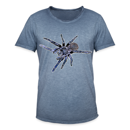 Männer Vintage T-Shirt Pterinopelma sazimai - Vintage Denim