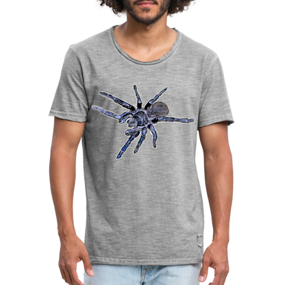 Männer Vintage T-Shirt Pterinopelma sazimai - Vintage Grau