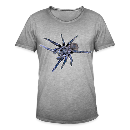 Männer Vintage T-Shirt Pterinopelma sazimai - Vintage Grau