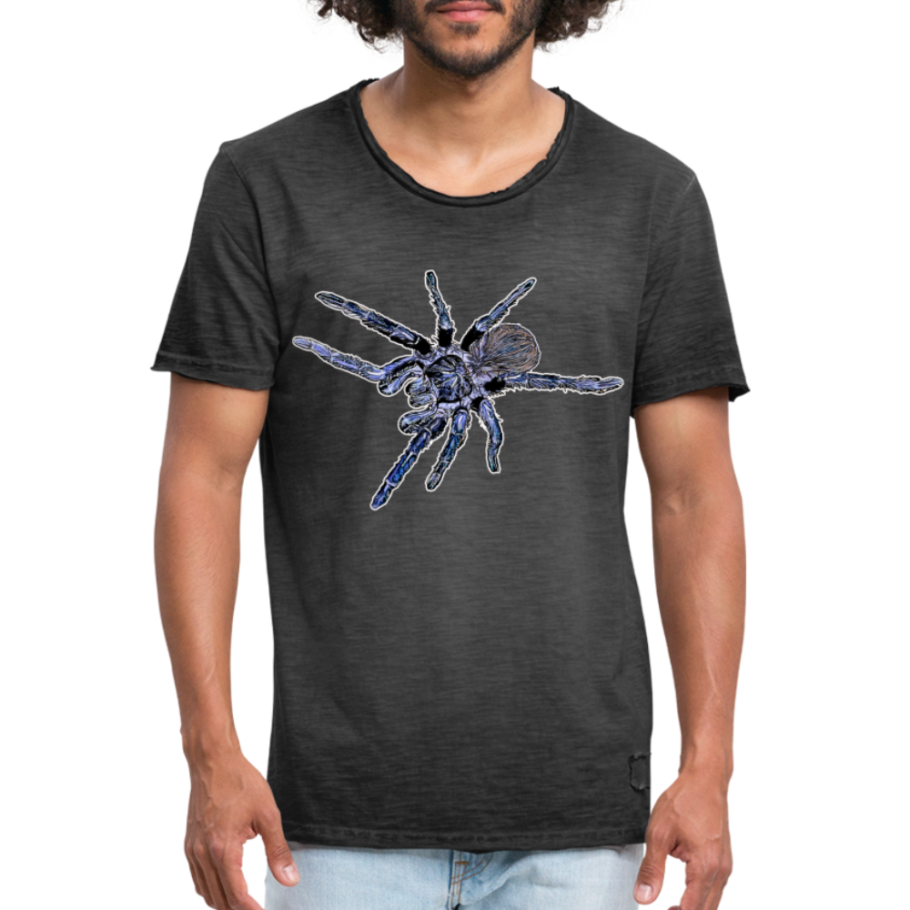 Männer Vintage T-Shirt Pterinopelma sazimai - Vintage Schwarz